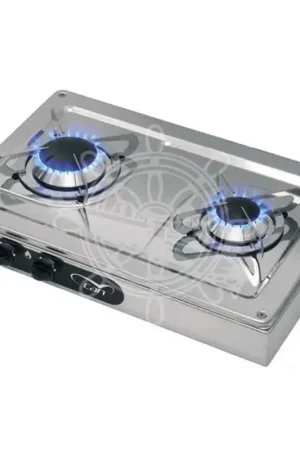 Prix Bas Plaque de cuisson gaz - inox - 2 feux