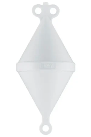 Bouée de corps-mort bi-conique - Ø 220 mm - blanc Certifié