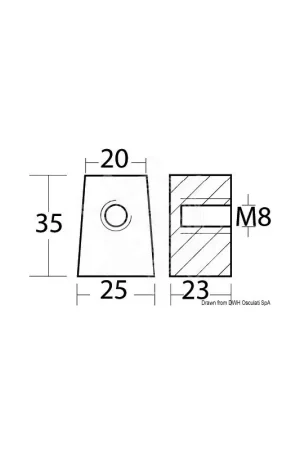 Acheter En Ligne Anode pied Yamaha 30/60 HP - magnésium